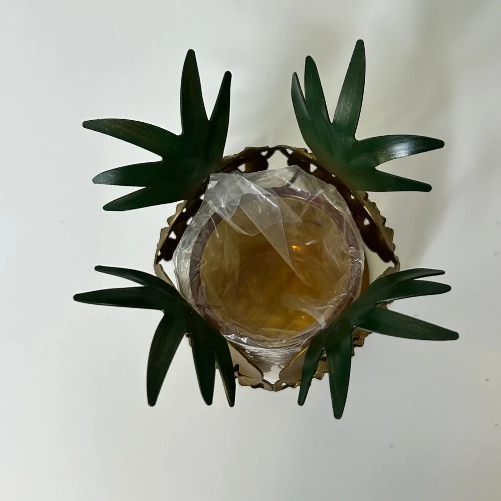 PartyLite Island Escape Pineapple Votive Tealight Candle Holder NEW - Picture 4 of 4